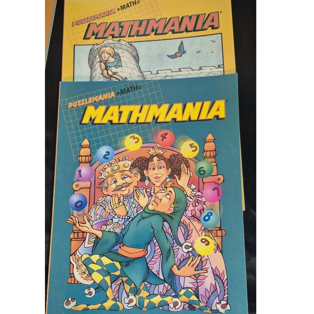 Highlights Puzzlemania Mathmania Activity Books Lot of 6 Educational Puzzles
